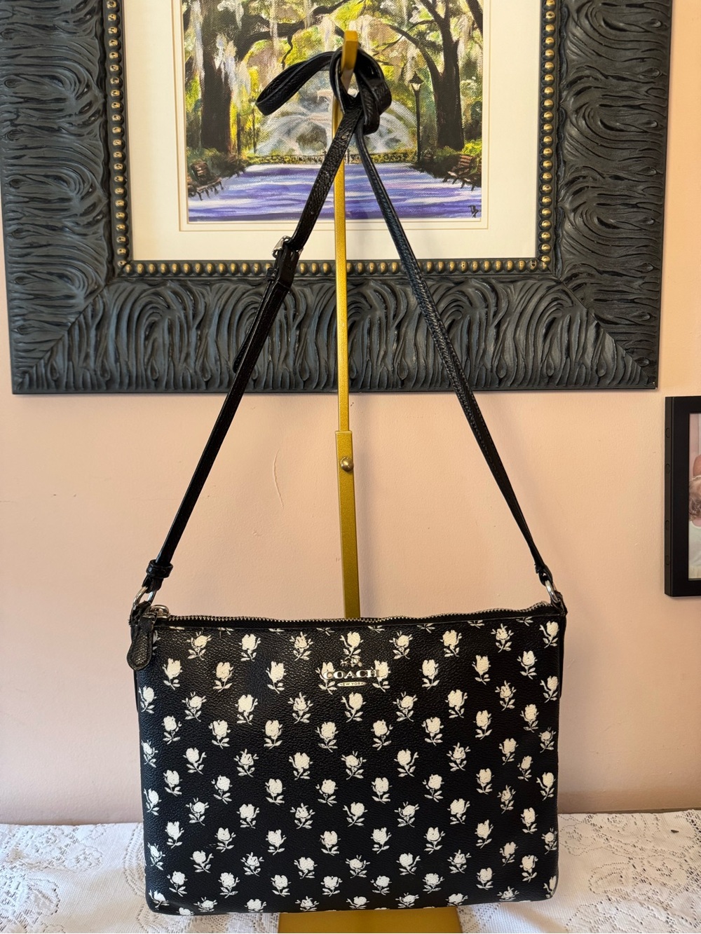 Coach Americana Crossbody in Badlands Floral Coated Canvas